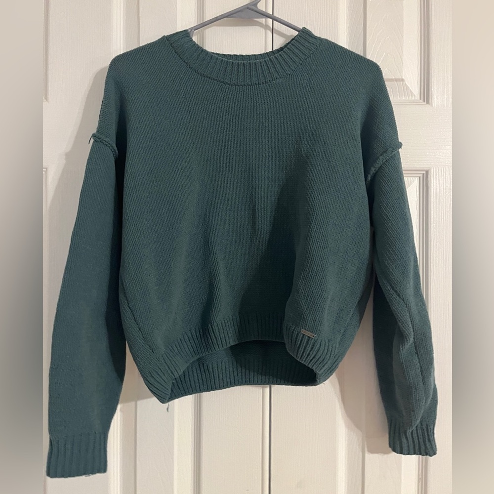 Hollister Sweater Extra Small Green